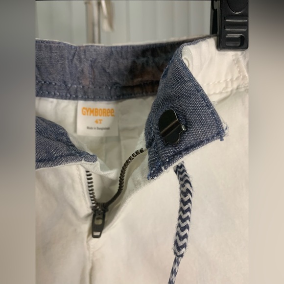 Gymboree white linen shorts Size: 4T Like New. - Picture 7 of 9